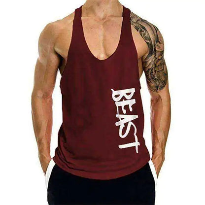 Beast Print Fitness Muscle Shirt