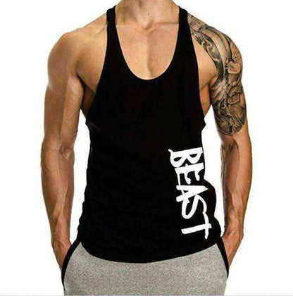 Beast Print Fitness Muscle Shirt
